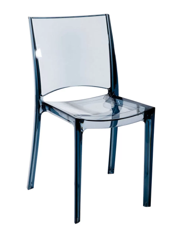 Transparent polycarbonate chair - Dimensions cm 48 x 50 x 81.5 h