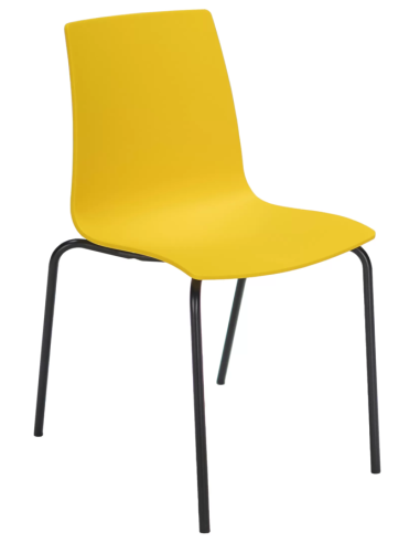 Polypropylene armchair matt - Dimensions cm 48 x 52.5 x 82.5 h