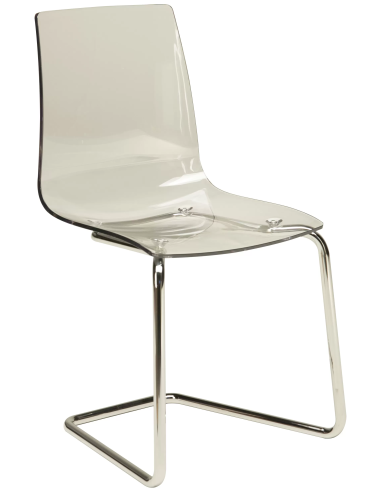 Transparent polypropylene chair - Dimensions cm 46 x 46 x 86.5 h