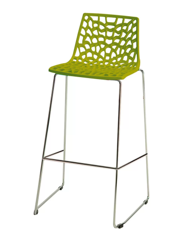 Polycarbonate stool - Dimensions cm 50 x 47 x 98 h