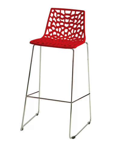 Polycarbonate stool - Dimensions cm 50 x 47 x 98 h