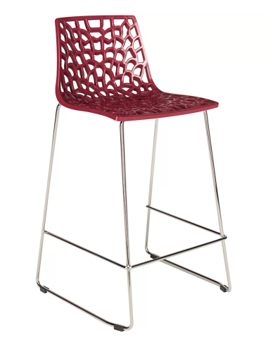 Polycarbonate stool - Dimensions cm 49 x 47 x 88 h
