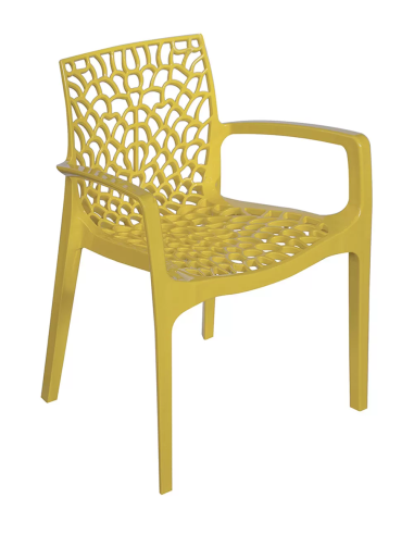 Polypropylene armchair - Dimensions cm 56.5 x 55 x 81 h