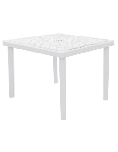 Polypropylene table - Dimensions cm 90 x 90 x 72 h