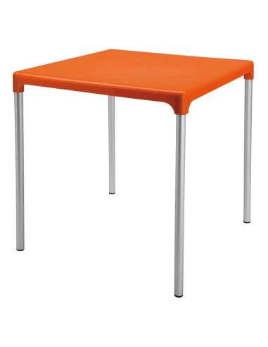Polypropylene table - Dimensions cm 70 x 70 x 72 h