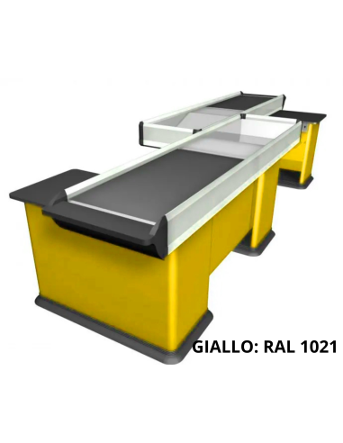 Motorized case - Ribbon conveyor - cm 356 x 112.9 x 88.5 h