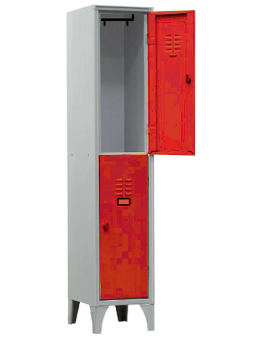 Locker room - Overlay - N. 2 doors - cm 35 X 35 X 180h