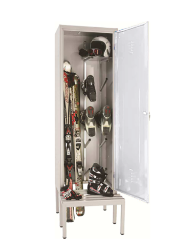 Armario de puerta de esquí - Capacidad para 4 personas - cm 60 X 80 X 210h