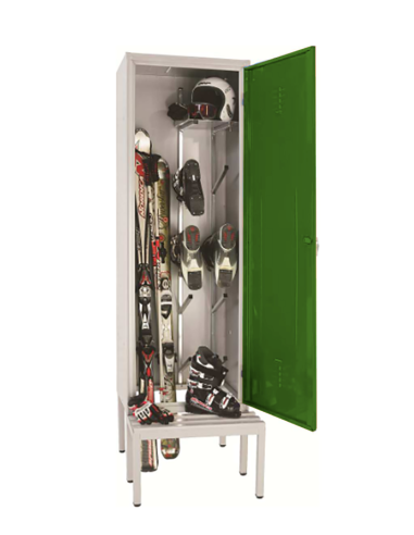 Armario de puerta de esquí - Capacidad para 4 personas - cm 60 X 80 X 210h