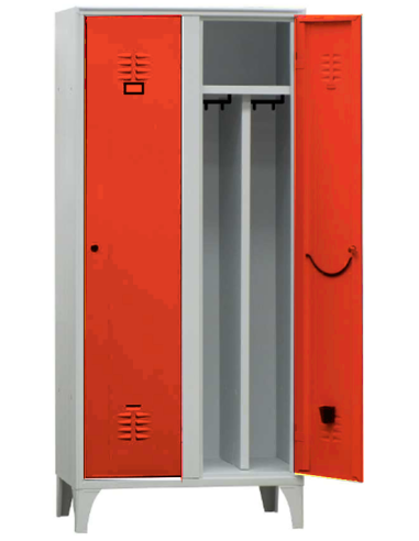Wardrobe locker - Interior - 2 doors - cm 80 X 50 X 180h