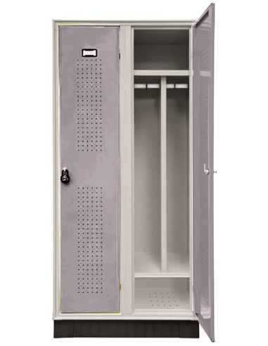 Locker del armario - Interior - 2 puertas - cm 80 X 50 X 175h