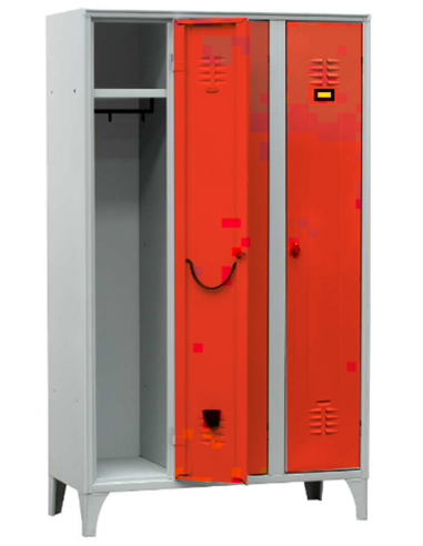 Locker room - N. 3 doors - cm 105 X 35 X 180h