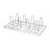Grid in AISI 304 1/1 GN for vertical cooking of chickens N°8- cm 53 x 32.5