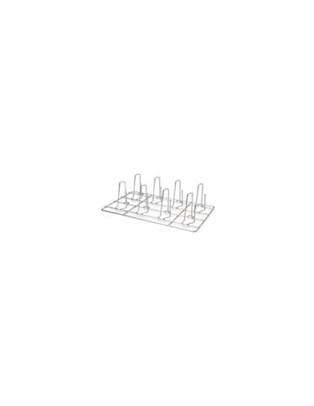 Grid in AISI 304 1/1 GN for vertical cooking of chickens N°8- cm 53 x 32.5