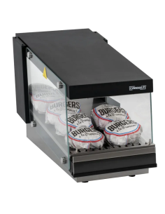 Calentador de hamburguesas de mostrador con superficie...