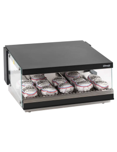 Professional countertop hamburger warmer with heated... 2