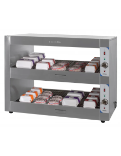 Vitrina calefactada para hamburguesas con 2 estantes - cm... 2