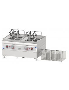 Professional Electric Pasta Cooker with Two 9 L Tanks and...