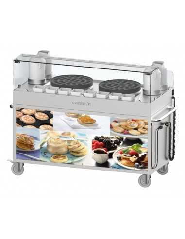 Poffertjes trolley - N.2 38 print plates - cm...