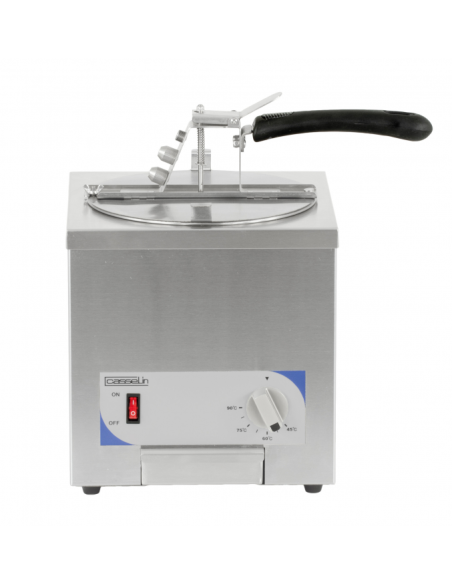 Dosificador caliente para cremas, chocolate y salsas - Capacidad 2 litros - Temperatura +45 / +90 °C