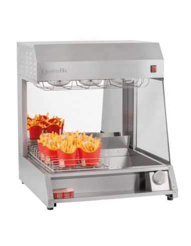 Countertop Infrared French Fry Warmer with 3...