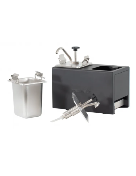 Dosificador doble para salsas frías con placa eutéctica – 2 x 2,5 L