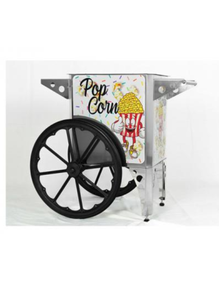 Popcorn cart - Stainless steel - cm 95 x 58 x 86 h