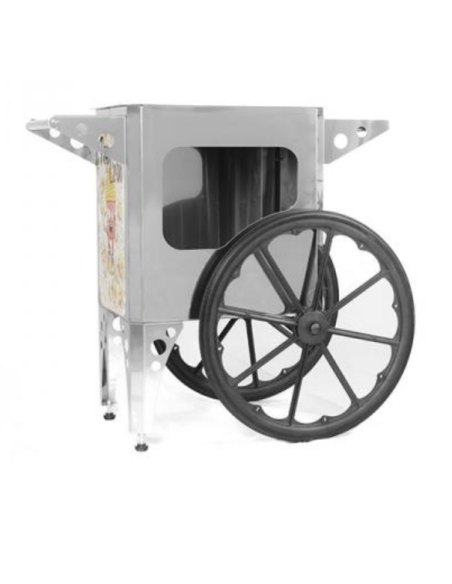 Popcorn cart - Stainless steel - cm 95 x 58 x 86 h