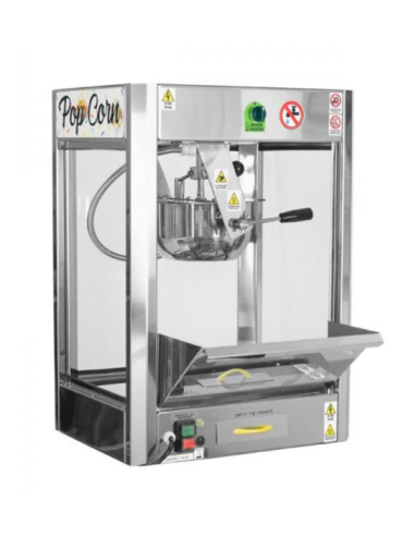 Popcorn Machine - Capacity gr.300/3 min - cm 50...
