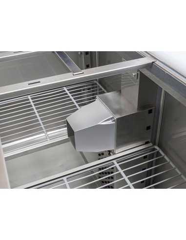 Saladette refrigerata - N. 3 porte - cm 136.5 x...