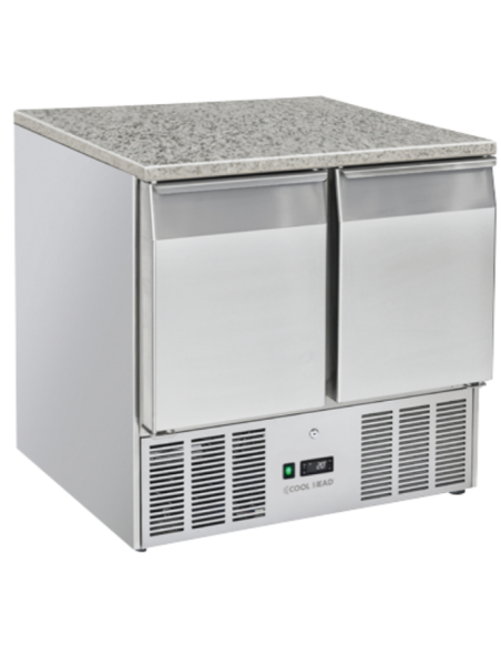 Saladette refrigerada - N. 2 puertas - cm 90 x 70 x 87 h