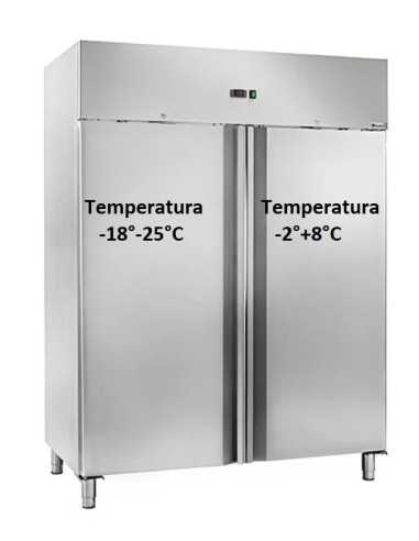 Combined cabinet - Capacity 475+475 lt - cm 135...