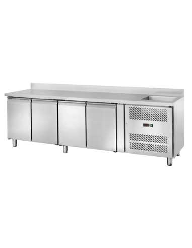 Refrigerated table - N.4 doors - Alzatina -...