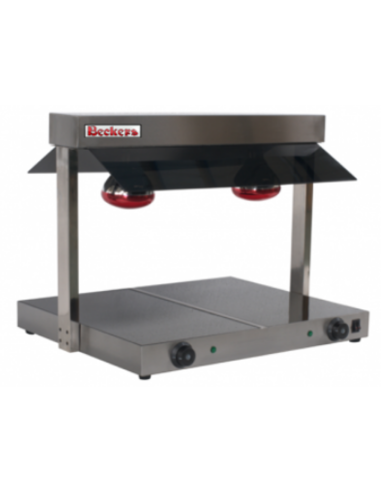 Glass warmer - 74 x 56.5 x 57 h cm