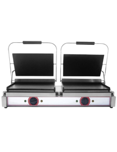 Electric cast iron plate smooth surface and smooth lid cm...