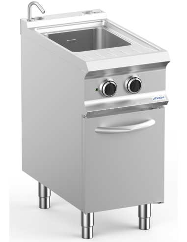 Professional electric pasta cooker with 1 tank...