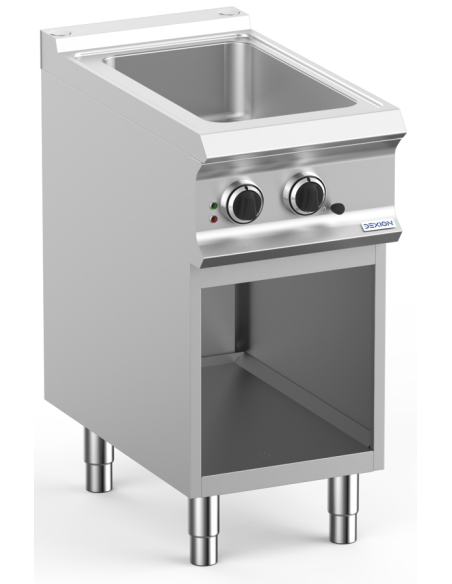 /Baño maría eléctrico profesional - Capacidad lavabo GN 1 - Temperatura 0° y 90°C - cm 40 x 73 x 85 h