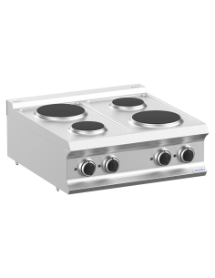 Professional electric stove with 4 round plates - Power 2... 2