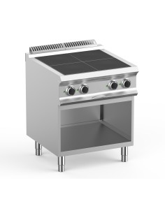 Cocina eléctrica - N. 4 placas cuadradas bajadas - cm 70...