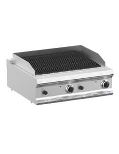 Griglia pietra lavica - cm 80 x 73 x 25 h 2