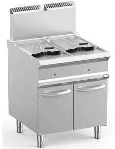 Professional gas fryer with 2 tanks 14 + 14 liters -... 2