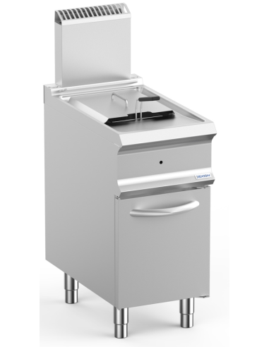 Professional gas fryer with 1 tank 14 liters -...