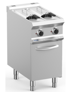 Friggitrice professionale elettrica con 2 vasche litri... 2