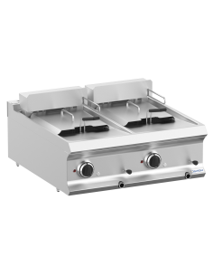 Electric fryer - Capacity 12+12 lt - cm 70 x 73 x 25 h 2