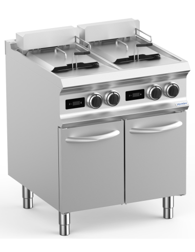 Professional electric digital deep fryer with 2...
