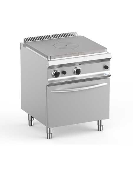 Cocina profesional todo gas - Energía kW 10 - Horno de gas - cm 70 x 73 x 85 h