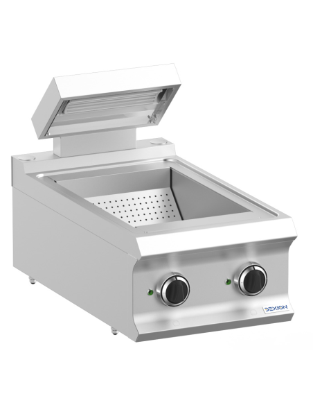 Professional electric potato warmer, with infrared top element - Cm 40 x 73 x 50 h