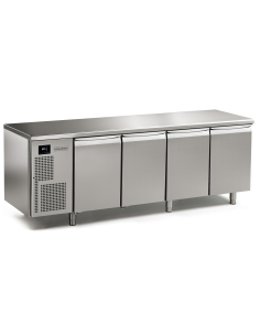 Chocolate table - No top - N.4 doors - cm 251.2 x 75 x 81 h