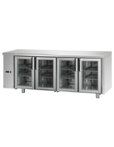 Refrigerated table without left-side unit and...