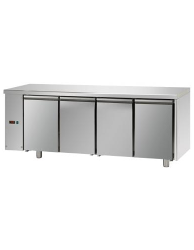 Left-side refrigerated table without...
